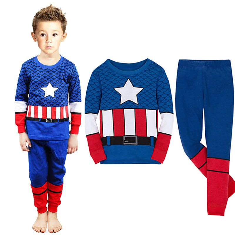 От 8 до 12 лет пижамы ребенок человек-паук детские пижамы Халк Ironman Woddy пижамы супергероя Pijamas infantil пижамы для мальчиков
