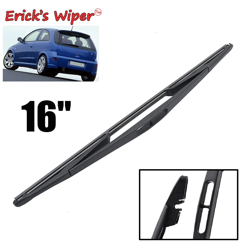 Rear Wiper Arm + Blade Kit For Vauxhall/Opel Corsa 16 405mm (2000-2006)