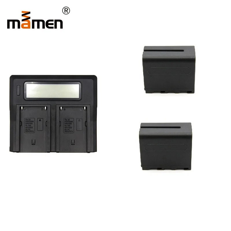 

MaMen For Sony Battery F960 F970 F550 F570 F770 F970 6600mAh Camera Monitor Photograpy Lighting Rechargeable Lithium Battery