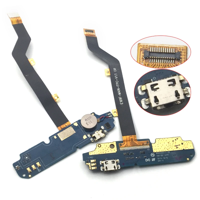 

USB Charging Port Board For zte blade a452 Dock Charger Plug Connector Board Flex Cable Parts Replacement