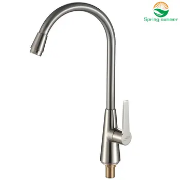 

SPRING SUMMER Single cold kitchen faucet vegetables basin plumbing hardware faucet Sprayersink faucet 360 degree rotation