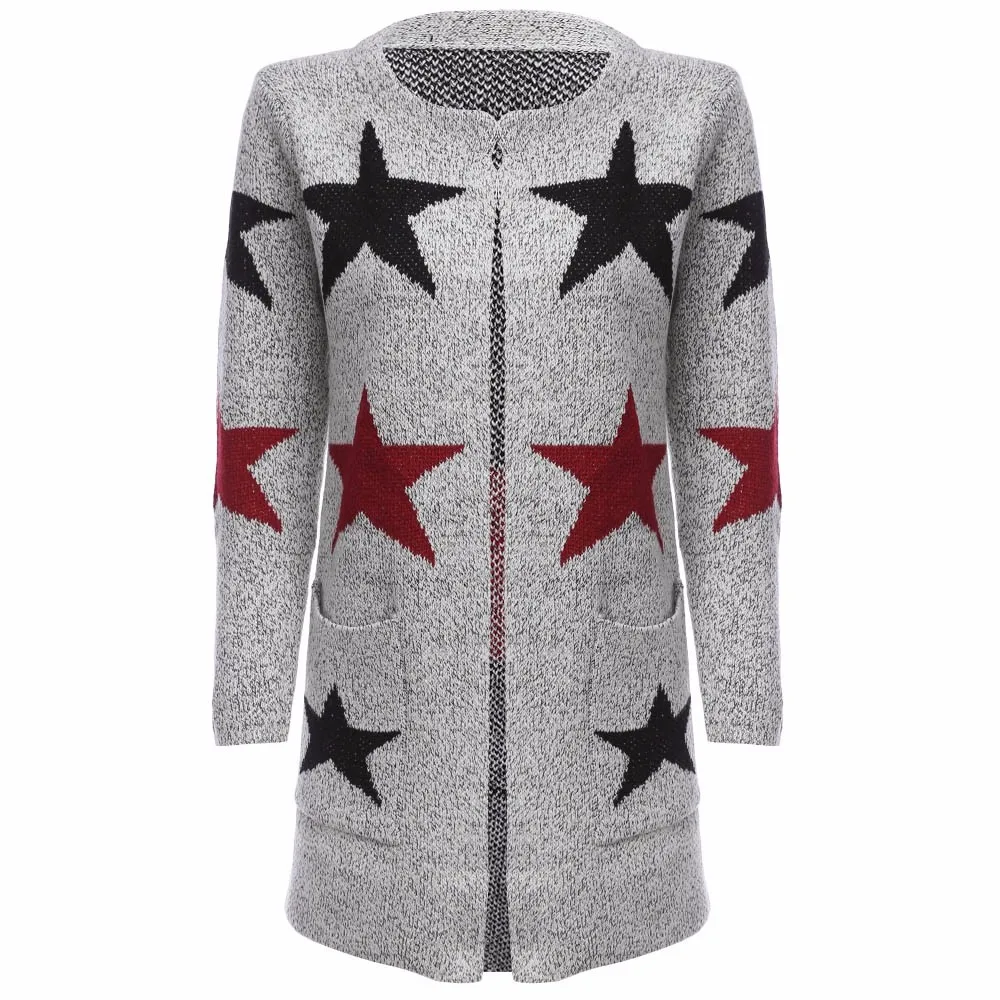 Online Get Cheap Patterned Cardigans -Aliexpress.com Alibaba Group Cashmere Cardigans Women Winter Long Coat Black Star Pattern Female Cardigan Knitted Sweater(China ( - Online Get Cheap Patterned Cardigans -Aliexpress.com Alibaba Group