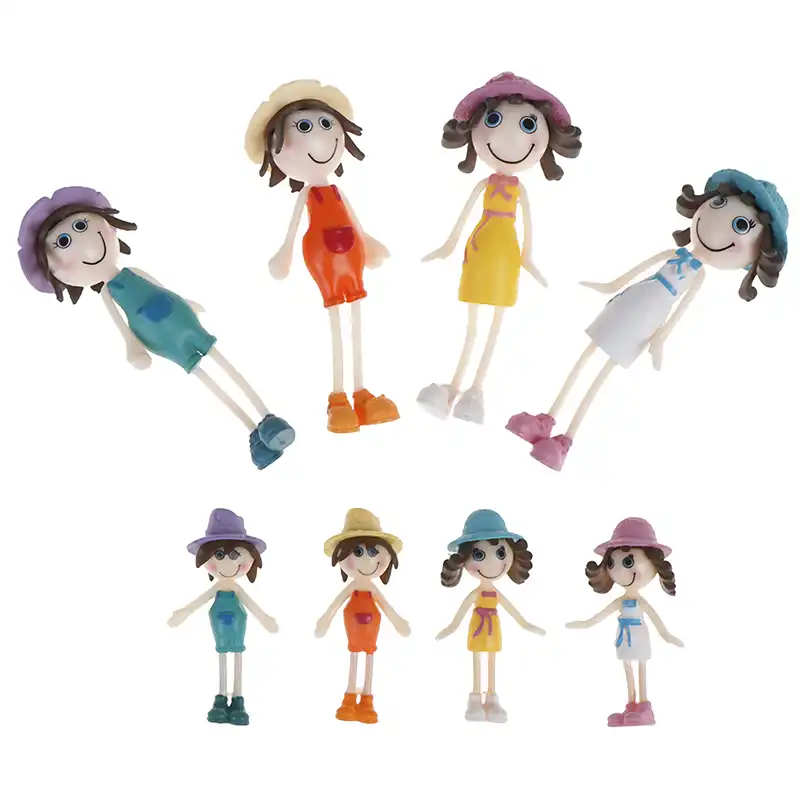 plastic dollhouse family