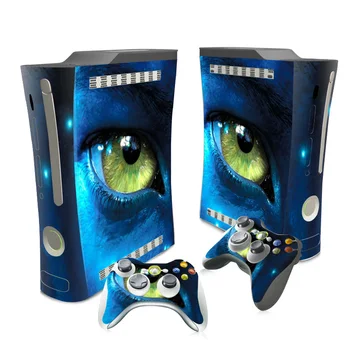 

High Quality PVC Skin Sticker for Xbox 360 Original Fat Console and Controller Skins Stickers for Xbox360 video games