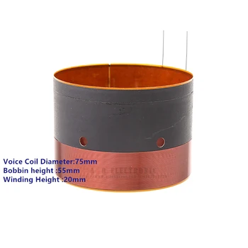 

replacement Voice Coil 75mm woofer loudspeaker 8 Ohm