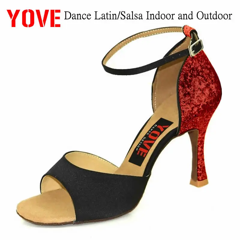 W1611-26 танцевальная обувь в стиле YOVE Bachata/Сальса женская для дома и улицы | Спорт