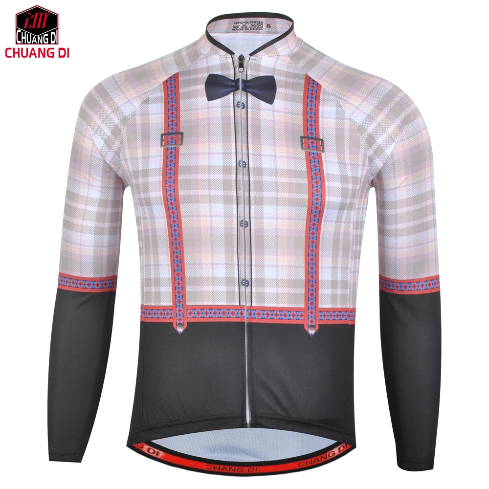 Best ZM chuangdi Autumn Cycling Jersey 2016 long sleeve Ropa ciclismo hombre Bicycle Wear Bike mtb cycling Clothing maillot Ciclismo