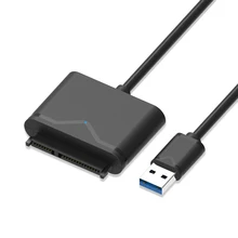 1 шт. Высокоскоростной USB 3,0 до 22 PIN SATA Кабель-адаптер USB3.0 до 7+ 15 22Pin конвертер для 2,5 дюймов SDS/HDD с SATA разъемом