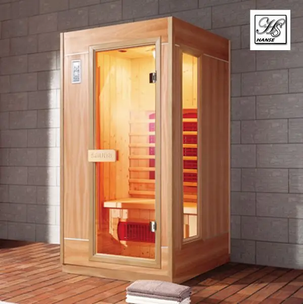 Mini one person Infrared sauna room/small Infrared sauna room/wood