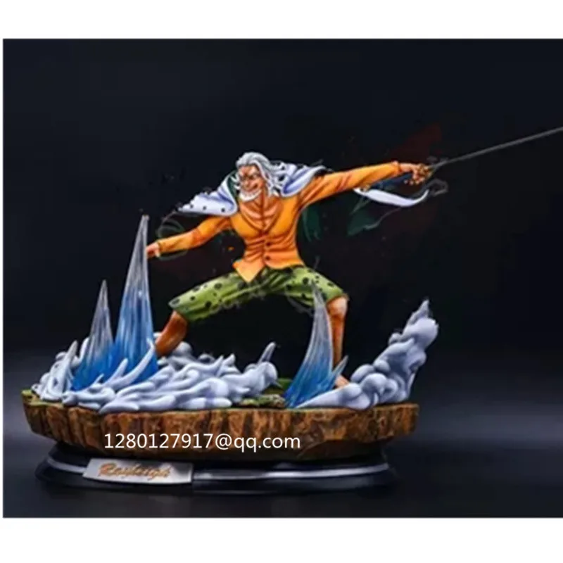 

Statue ONE PIECE Silvers Rayleigh VS Full-Length Portrait GK Bust Action Figure Collectible Model Toy 30CM BOX P1198