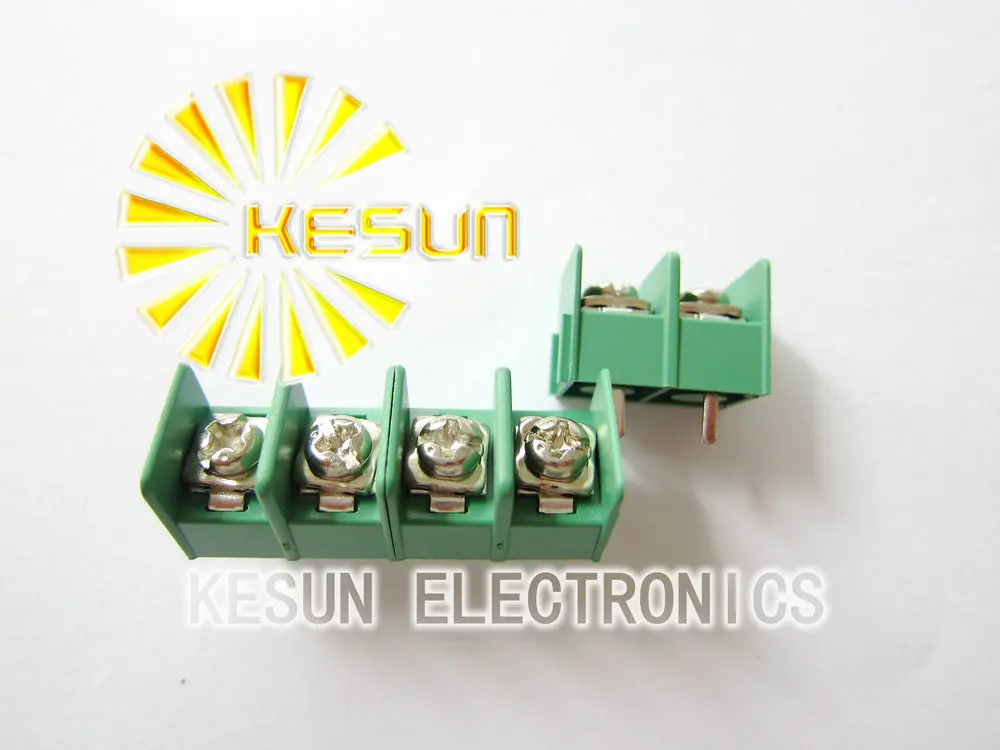 100PCS KF8500 2P Green KF8500 2Pin 8.5mm Straight Pin Barrier Terminal