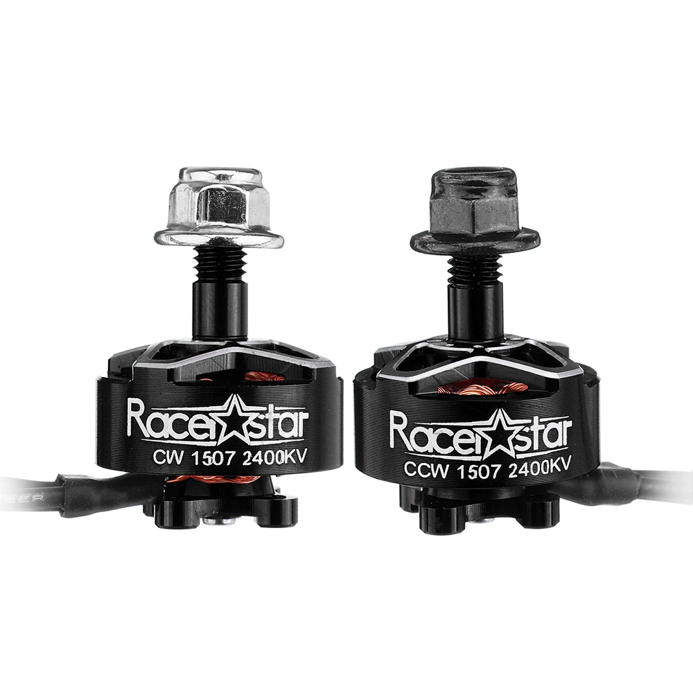 Горячая Распродажа 5 шт. Racerstar SPROG X 1507 2400KV 3-6 S CW& CCW бесщеточный двигатель для Sprog начинающих RC Дрон FPV гоночный аксессуар «сделай сам»