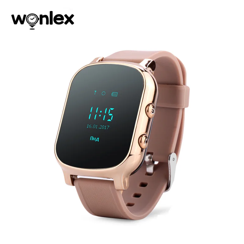 Wonlex GSM gps часы трекер 0,96 дюймов экран GW700 Smartwatch телефон SOS детские Отслеживающие часы