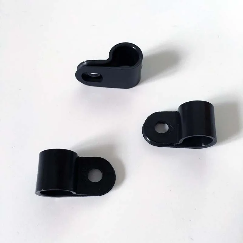 Wkooa 1/8 дюймовый черный кабельный зажим 1000 шт.|clamps scooter|clamp teeclamp glass |