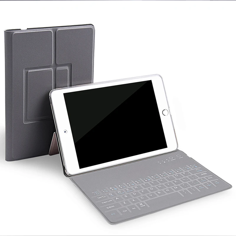 Desxz 7.9 Case Wireless Bluetooth keyboard PU Protective Ultra thin Tablet Cover for iPad1 mini iPad2 mini iPad3 mini iPad4 mini