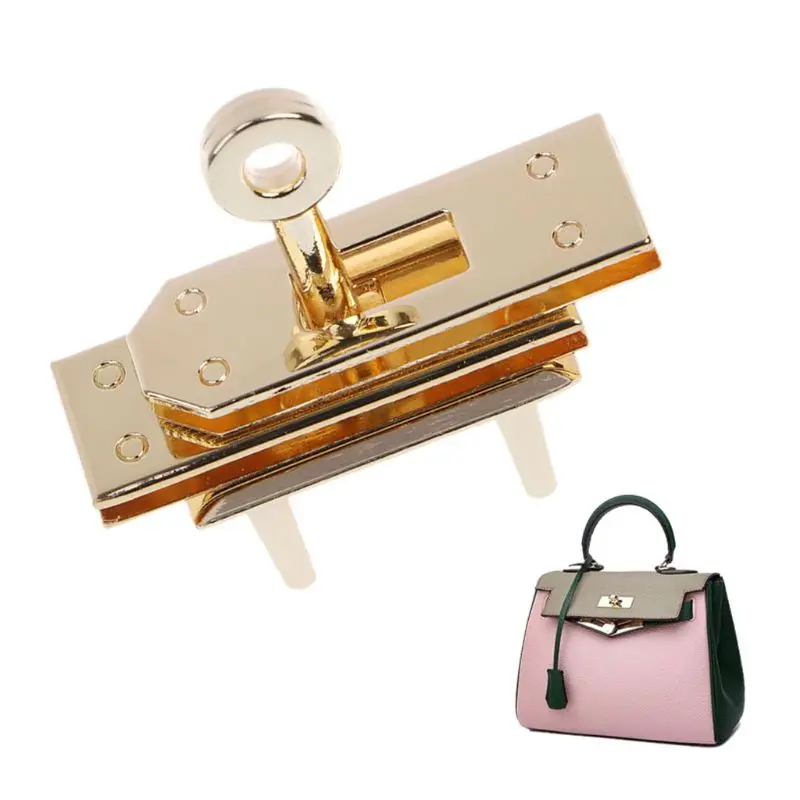 RUZYY Metal Clasp Turn Locks Twist Lock DIY Leather Crossbody Handbag Shoulder Bag Buckles