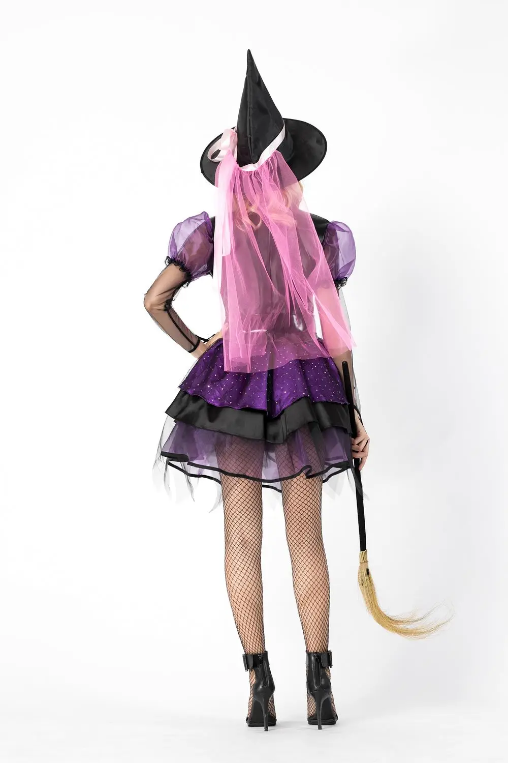 Костюм ведьмы, вечерние костюмы ведьмы на Хэллоуин, женский сексуальный костюм ведьмы с хвостом, брекеты для выступлений, нарядное платье, шляпа