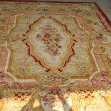 8'x10' 90 линия Королевский французский коврик «савонри» ковер ручной работы для украшения дома