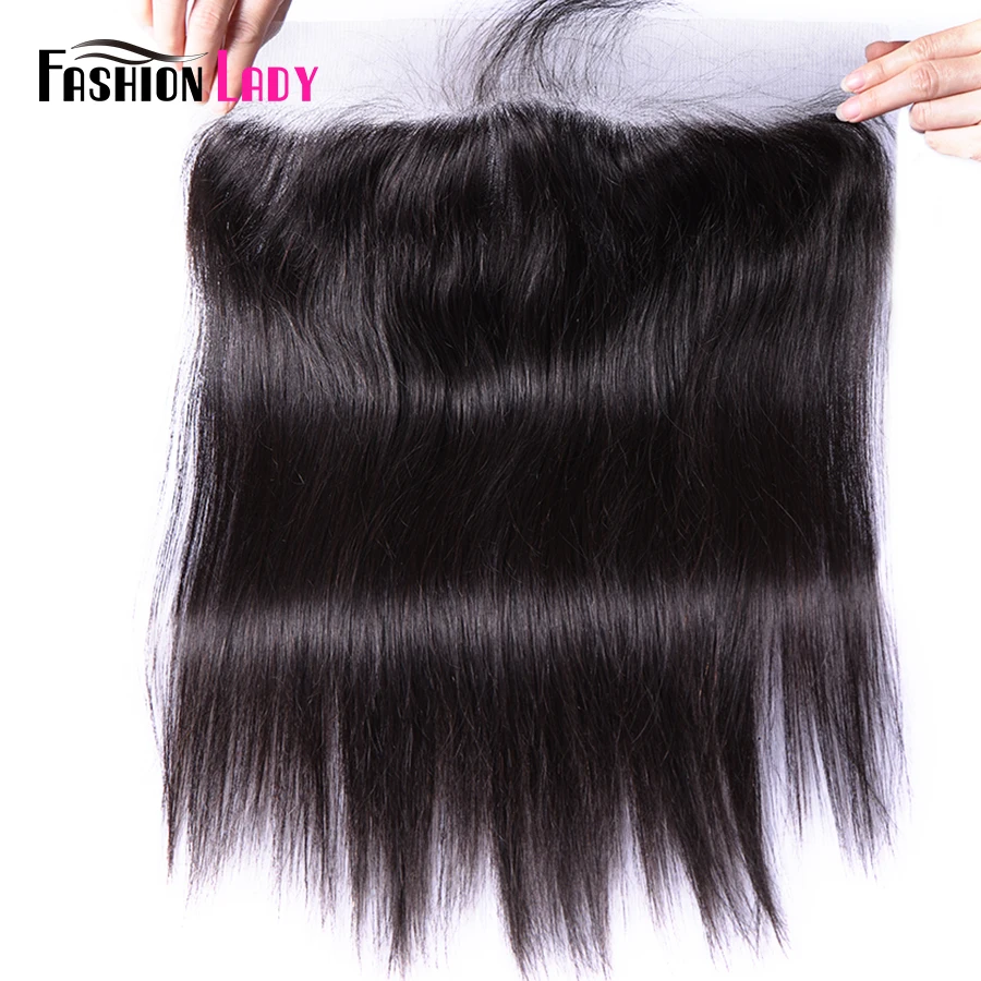 

Fashion Lady REAL Silk Base Lace Frontal Closure Straight Human Remy Hair 13x4 inch Lace Closure With Silk Based Top Closure