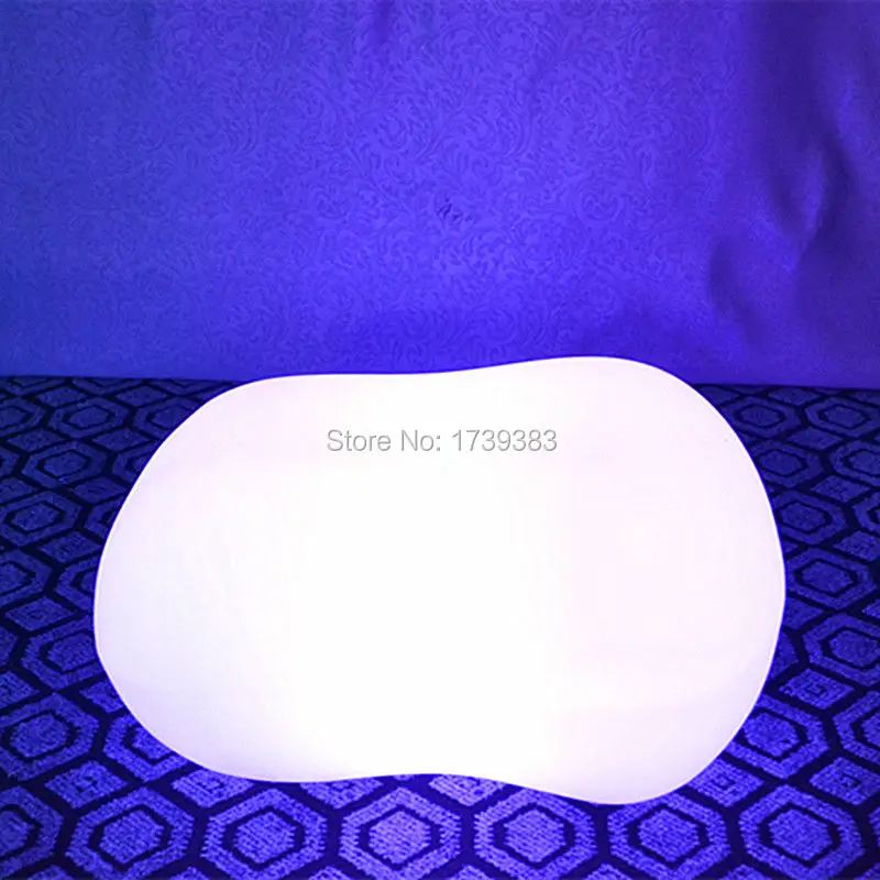 multicolor led pebble lounge chair4