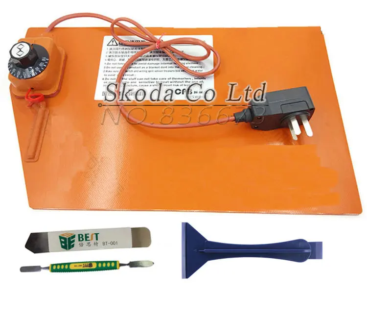 Free shipping Dismantle LCD touch screen heating station 42*25cm suit for samsung tablet IPad mini air2 opening heating Panel