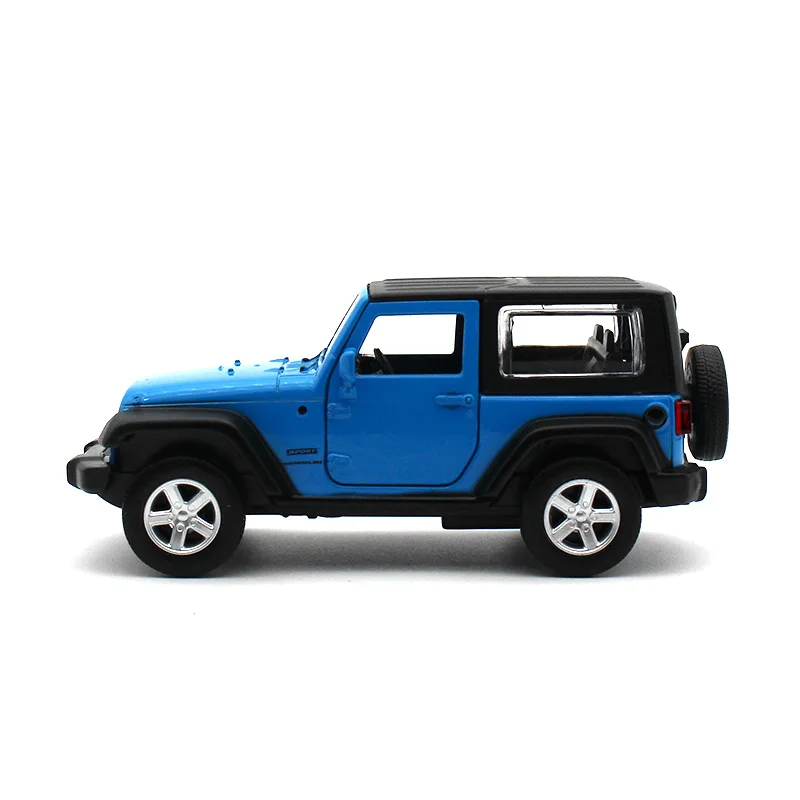 CAIPO 1:43 Jeep Wrangler литая под давлением модель автомобиля металлический материал коллекция детских игрушек украшение игрушка с инерционным механизмом модель автомобиля