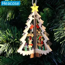 3 шт./лот украшение елки Декор дерево колокольчиками звезды висят Xmas Главная вечерние украшения Рождественские подарки