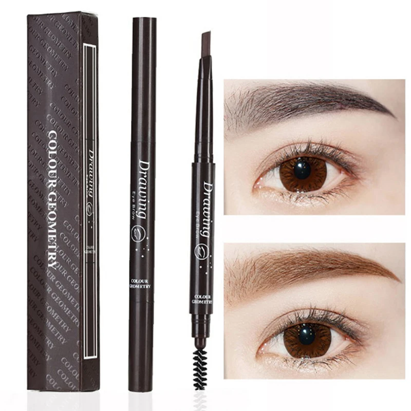 Lameila double-head automatic eyebrow pencil waterproof sweat-proof 6 colors