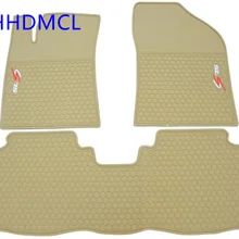 Автомобильные резиновые коврики, Противоскользящие коврики, коврик для ног, пользовательский, пригодный для Chana Changan CS75, левый руль