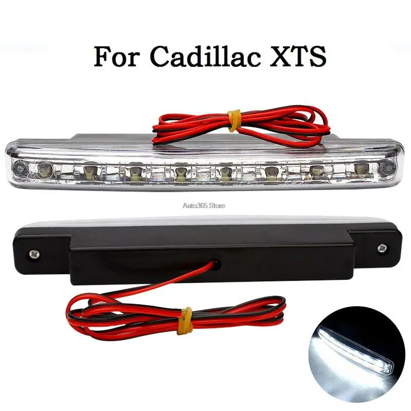 2PCS/Pair 8 LED Super Bright Car DRL Daytime Running Light Daylight Bulb Head Lamp For Cadillac XTS | Автомобили и мотоциклы
