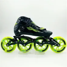 Стоят! Углеродное волокно стекловолокно скоростные роликовые коньки черные детские соревнования для взрослых уличные гонки спортивная обувь тренировочные Patines