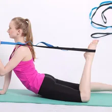 Эластичный ремешок с несколькими петлями для йоги