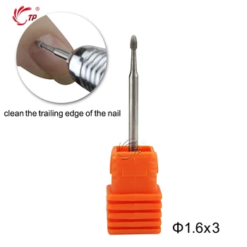

TP 3/32" Cuticle Nail Gap Cleaning Bit Shank for Electric Manicure Pedicure Drill Machine Salon Carbide Rotary File Bits