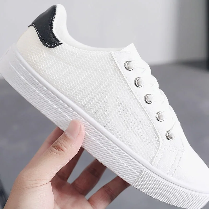 

Wholesale 2019 spring and summer models Korean version of the wild flat-bottom breathable good-looking student shoes WZ1-WZ6