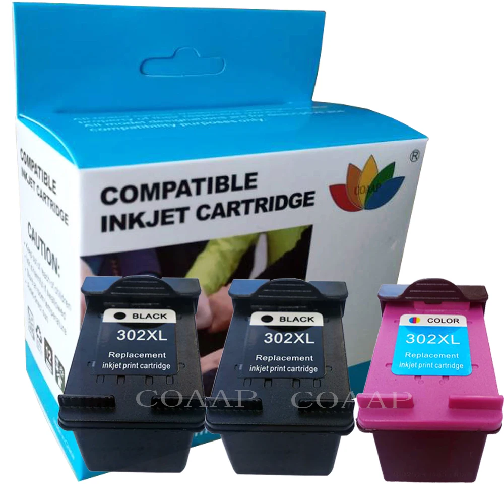 Free Shipping Compatible Hp 302 Xl Replacement Ink Cartridge For Hp  Officejet 4654 3830 3834 4650 Deskjet 2130 3630 1110 Printer - Ink  Cartridges - AliExpress
