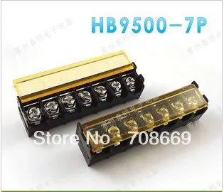 

20PCS Terminal Block Connector Cover 9.5mm HB9500-7 Pins