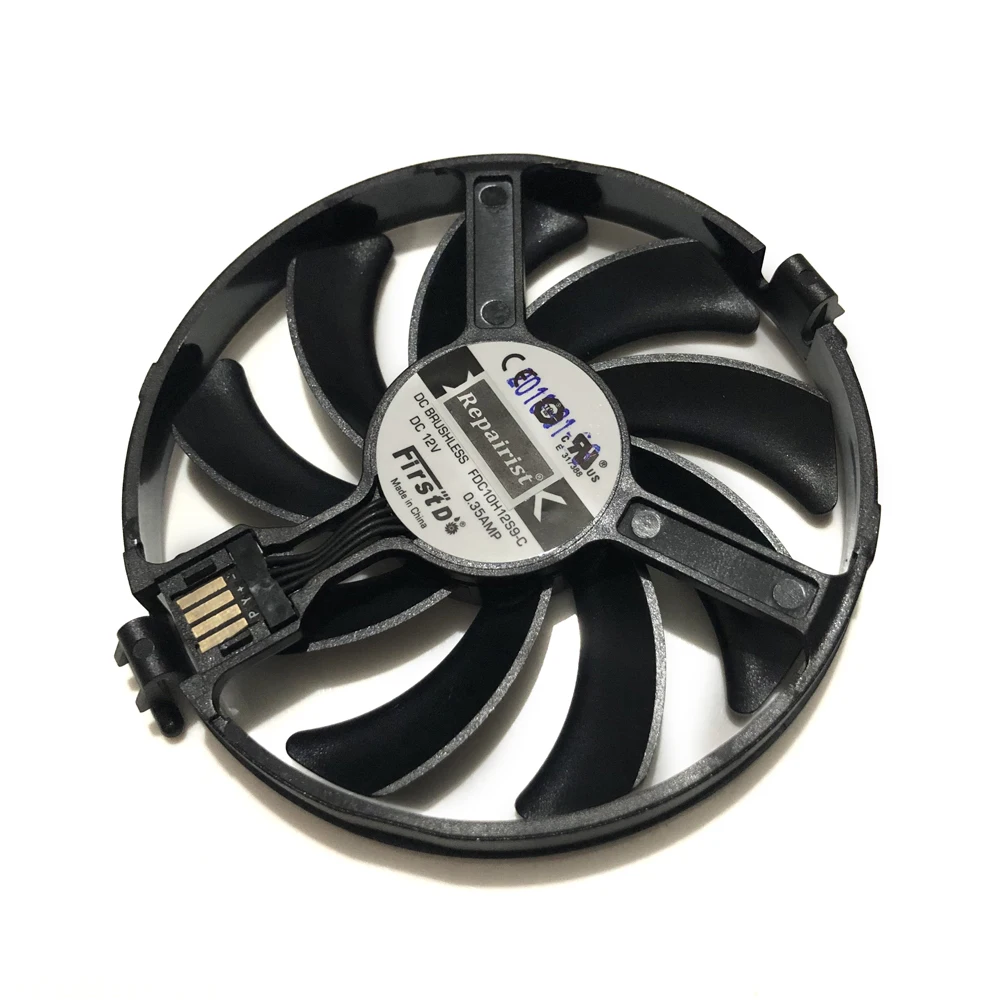 XFX жесткий замены вентилятора GPU VGA кулер вентилятор охлаждения FDC10H12S9 C для RX480 RX470