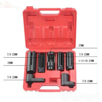 

7 Pcs Sensor Socket Set Full vehicle oxygen sensor sleeve Removal Tool