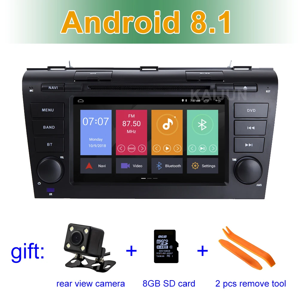 

Android 8.1 Car DVD Multimedia Player for Mazda 3 2004 - 2009 with BT Wifi Radio Stereo GPS Navigation