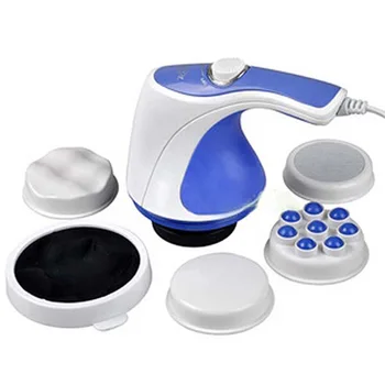 

health care 5 Headers Spin roller Body neck Massager back Relax Spin Tone Slimming Lose Weight Burn Fat muscle Body Massage