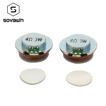 

Sovawin 26.5mm 3W 4Ohm Vibration Speaker diy Bass Resonance Full Range Stereo NdFeB double magnetic