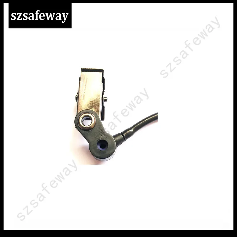 10 X Detachable black acoustic tube with silicone earbud for Motorola for kenwood for baofeng two 4