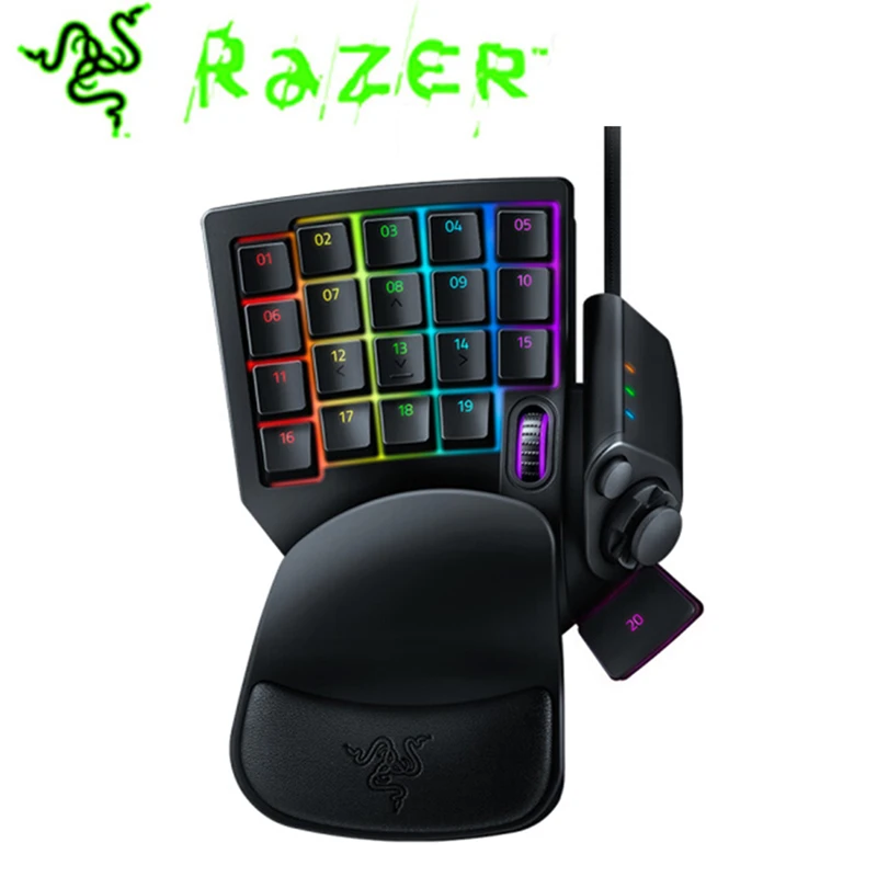 

Razer Tartarus V2 Chroma Gaming Keypad Ergonomic Mecha Membrane Keyboard 32 Fully Programmable Keys with Detachable Palm Rest