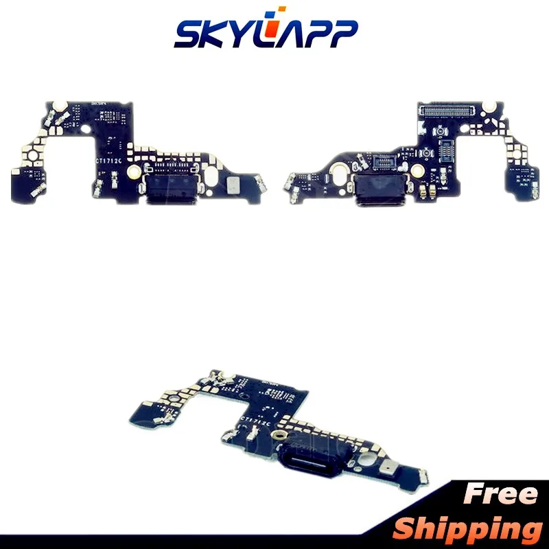 New Flat Cable For Huawei P10 Plus charge connector board with microphone Flex Ribbon Flexible flat cable Free Shipping | Компьютеры и