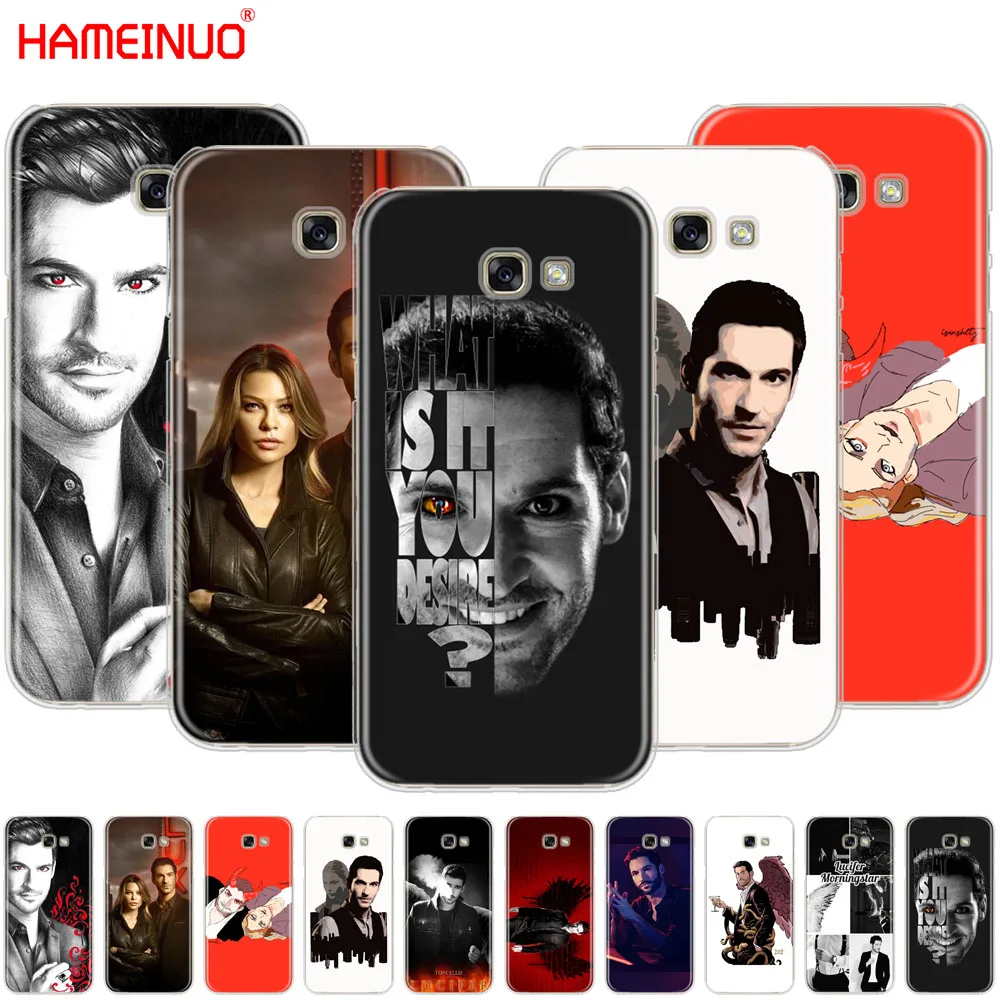 HAMEINUO lucifer Чехол для мобильного телефона ТВ шоу Samsung Galaxy A3 A310 A5 A510 A7 A8 A9 2016 2017