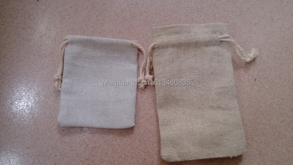 

100pcs/lot CBRL jute/linen/flax drawstring bags&pouch for toiletry/necklace,Various colors,size customized,wholesale