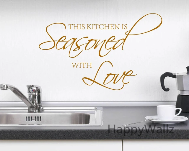 This Kitchen Is Seasoned With Love Wall Decal This Kitchen Is Seasoned With Love Wall Decal