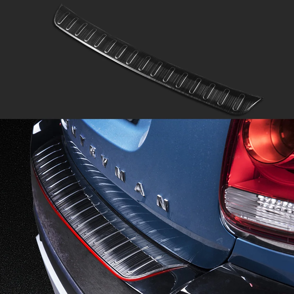 Накладка на задний бампер для Mini Cooper Countryman F60 2017 2019 багажника внешняя отделка