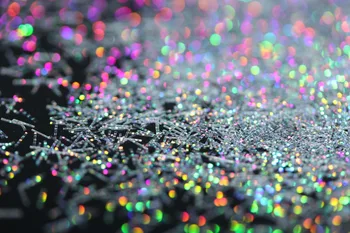 

Holographic Laser Silver Tinsel Bar Shape Glitter 0.2x3mm epoxy resin glitter iphone case glitter