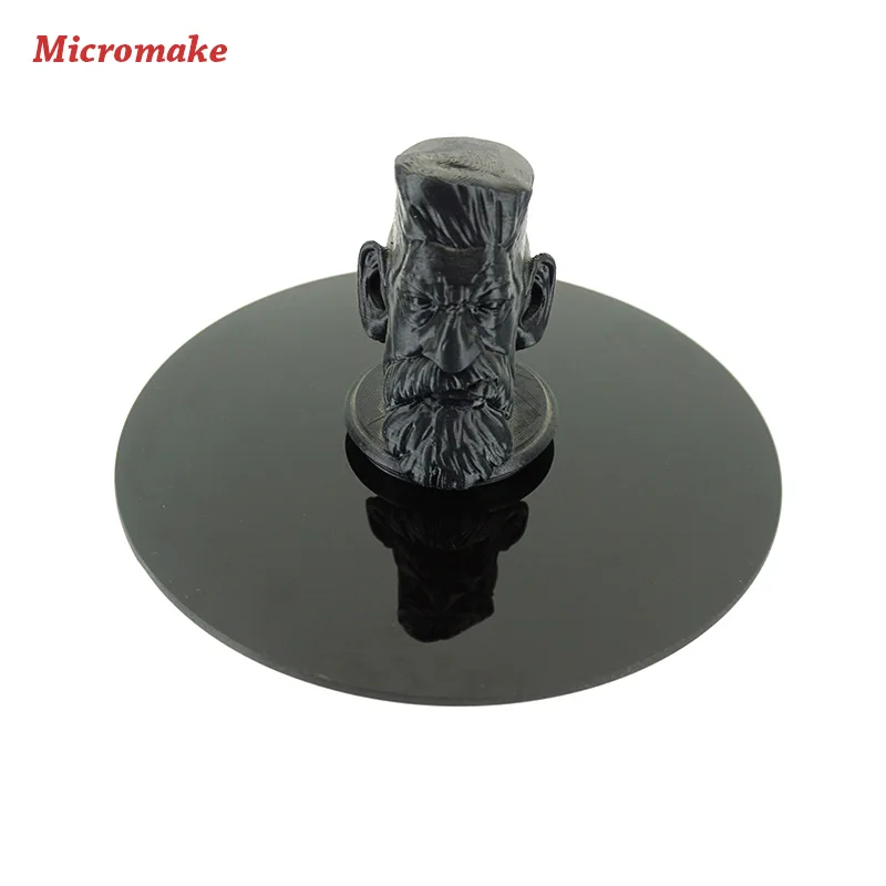Micromake font b 3D b font font b Printer b font Accessories Printing Platform Black Crystal